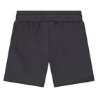 Younger Boys Grey Logo Shorts, 5, hi-res