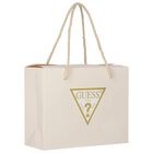 طقم هدايا أفرول أولاد بالشعار باللون البيج, 1, hi-res