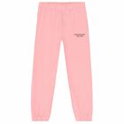 Girls Pink Logo Joggers, 1, hi-res