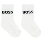 Baby Boys Multi-Coloured Logo Socks ( 3-Pack ), 1, hi-res