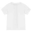 طقم شورت بالشعار باللون الازرق و الابيض للأولاد, 1, hi-res