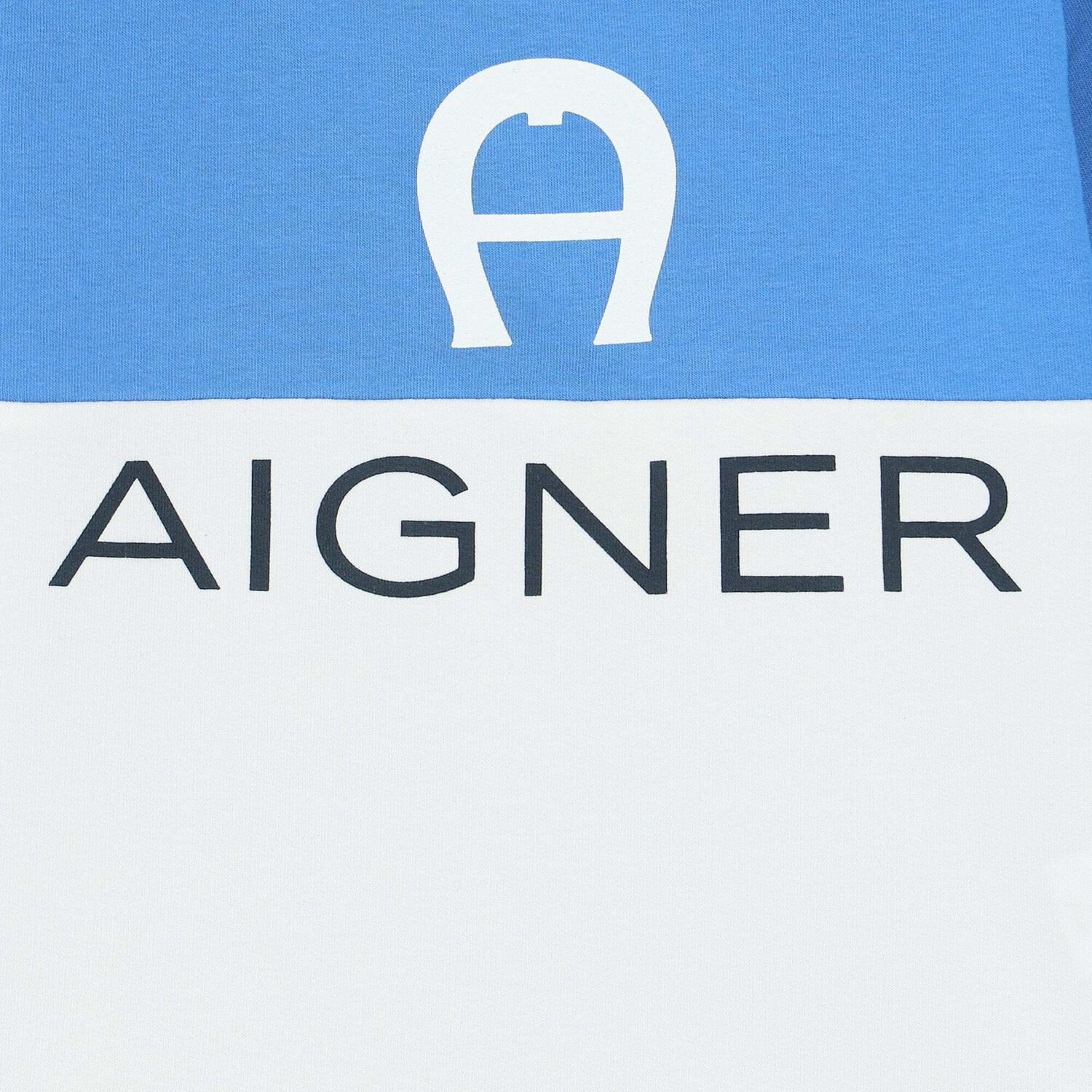 توب باكمام بالشعار باللون الابيض والازرق للاولاد, 3, hi-res