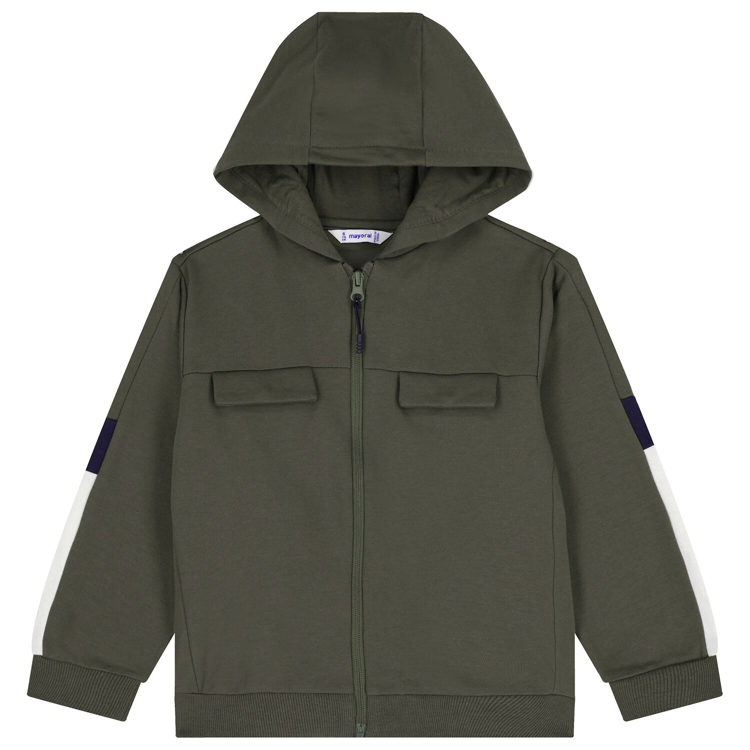 طقم رياضي أخضر وأبيض للأولاد (3 قطع), 2, hi-res