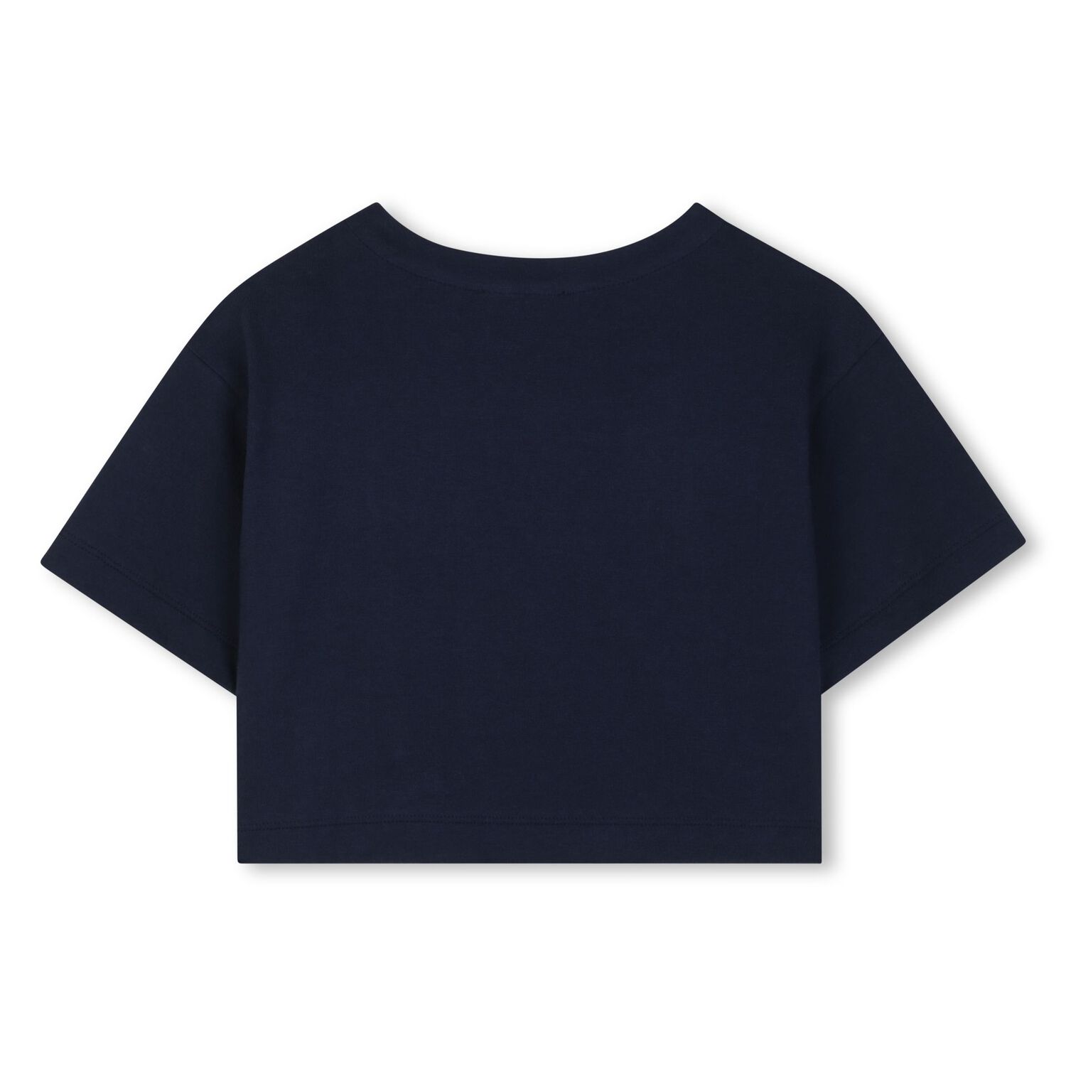 Girls Navy Blue Logo T-Shirt, 2, hi-res