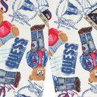 Boys White Logo Shorts, 1, hi-res