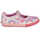 حذاء بنات مطرز باللون العاجي, 1, hi-res