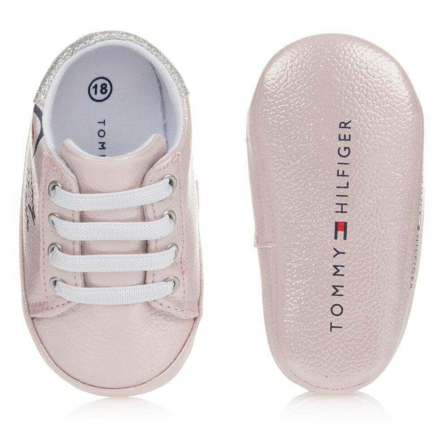 Tommy Hilfiger Baby Girls Pink Pre Walker Shoes