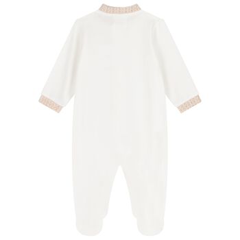 Ivory & Beige Babygrow