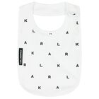 White Ikonik Logo Baby Bibs (3-Pack), 1, hi-res