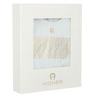 طقم هدايا ملابس أطفال وقبعة باللون الأزرق الباهت والذهبي للأولاد, 1, hi-res