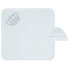 طقم بطانية و قبعة أولاد بشعار تاج باللون الأزرق, 2, hi-res