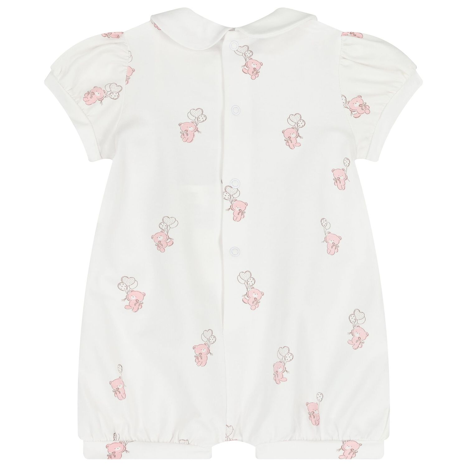 Baby Girls White & Pink Rompers ( 2-Pack ), 2, hi-res