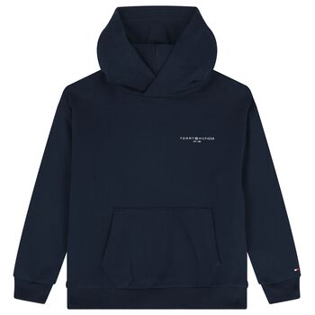 Boys Navy Blue Hooded Top