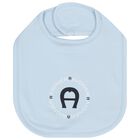 Baby Boys Blue Logo Bib, 2, hi-res