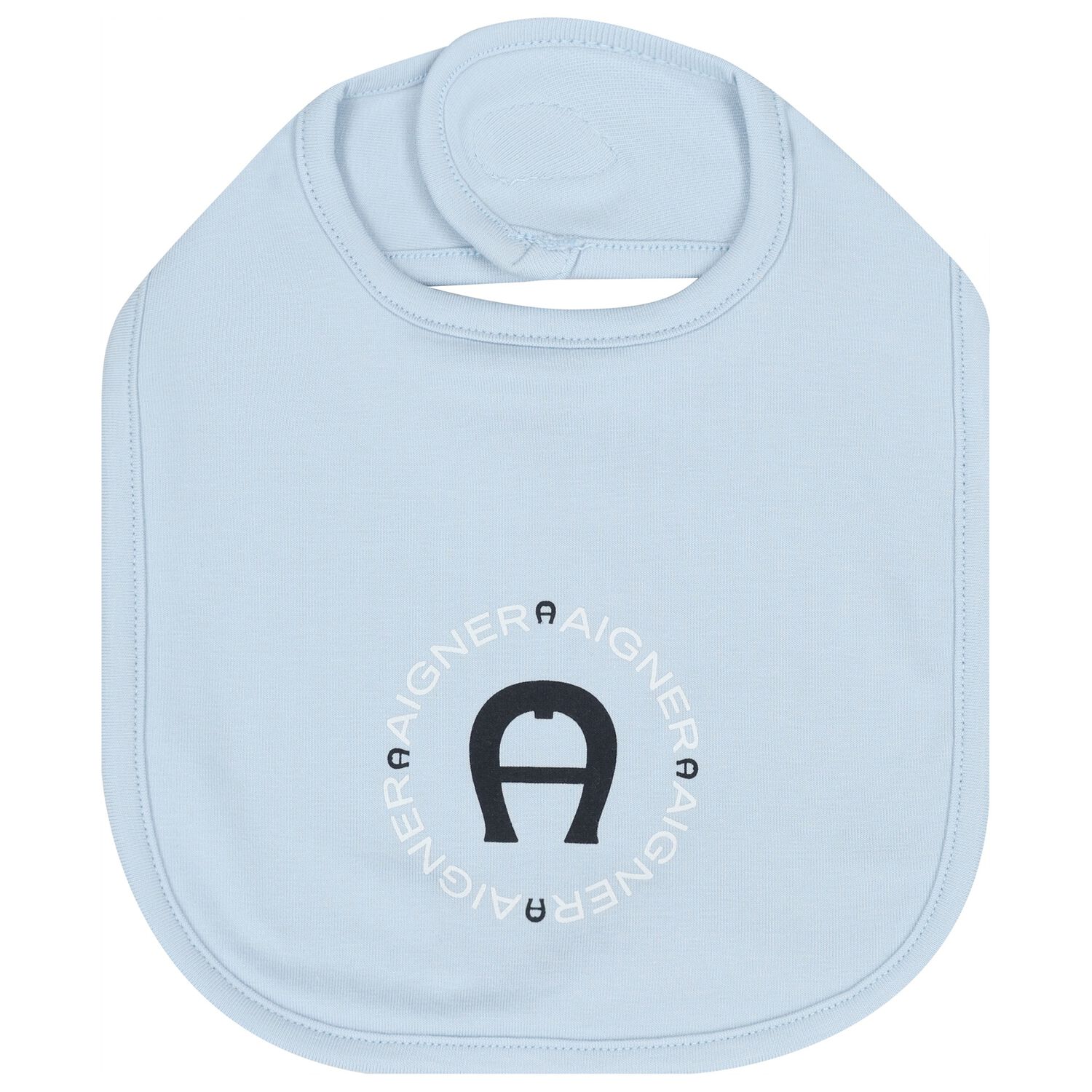 Baby Boys Blue Logo Bib, 2, hi-res
