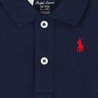 رومبير بولو بالشعار باللون الأزرق للأولاد, 1, hi-res