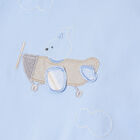 Boys Blue Babygrow, 1, hi-res