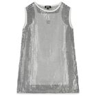 طقم فستان بنات باللون الذهبي والأبيض, 1, hi-res