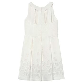 فستان عاجي للبنات