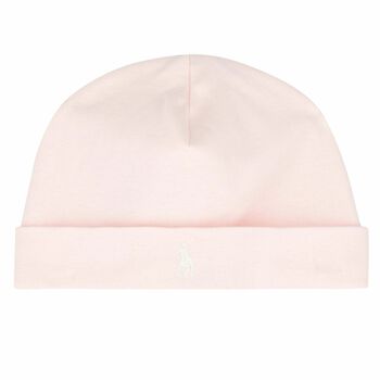 Baby Girls Pink Logo Hat