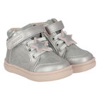 حذاء باللون الفضي للبنات, 1, hi-res