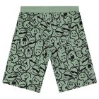 Boys Green Monsters Shorts Set, 1, hi-res
