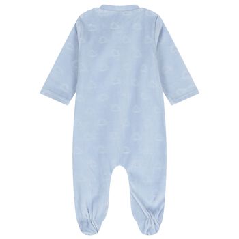 Baby Boys Blue Clouds Babygrow