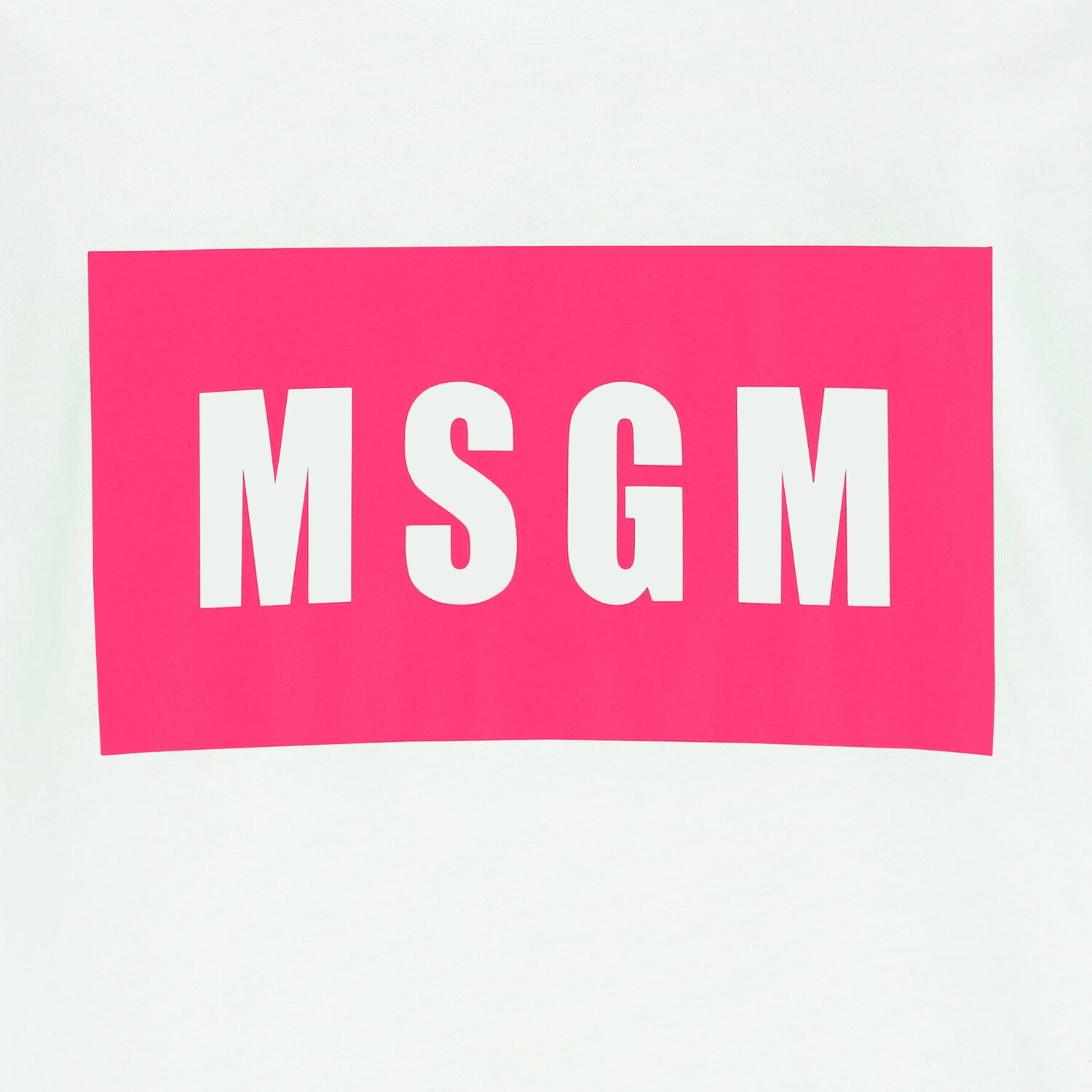 White & Neon Pink Logo T-Shirt, 3, hi-res