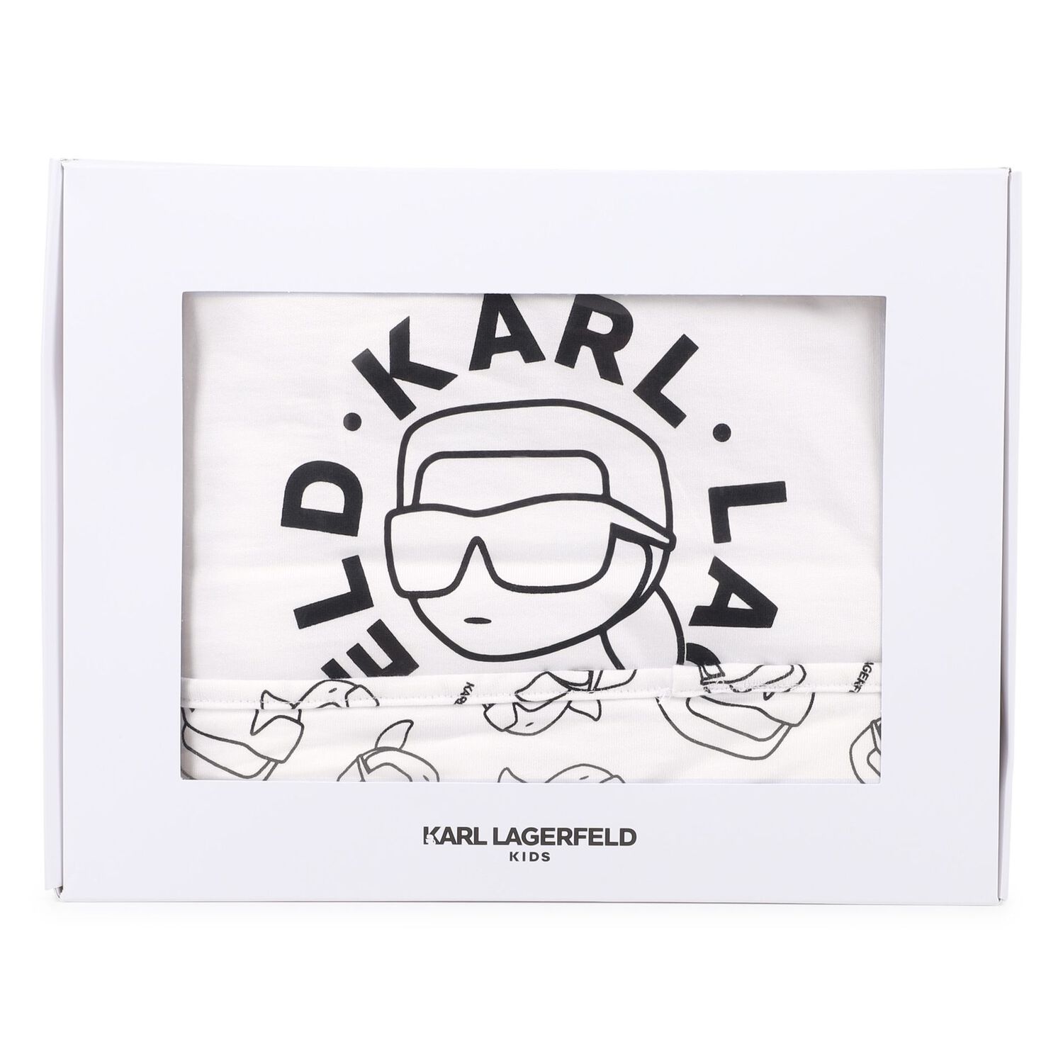 بطانية للاطفال بالشعار باللون الابيض, 1, hi-res