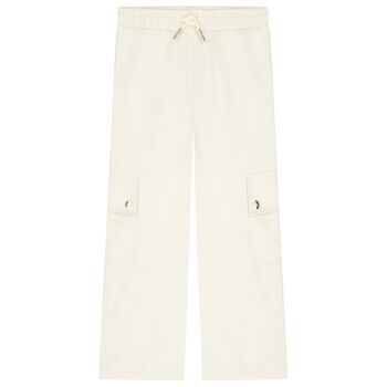 Girls Ivory Trousers