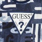 توب باكمام بالشعار باللون الابيض والازرق للاولاد, 2, hi-res