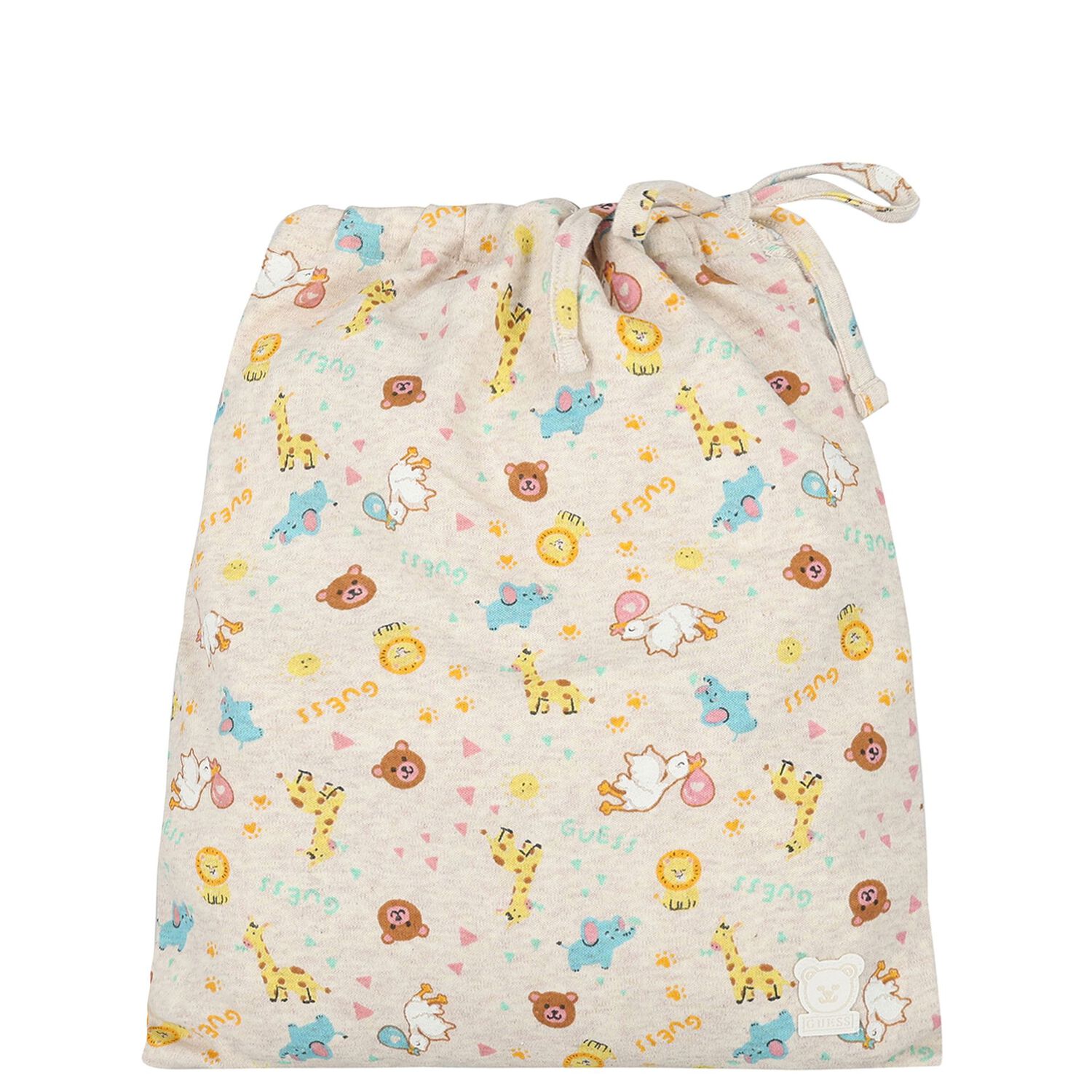 Beige Logo Baby Changing Bag, 1, hi-res