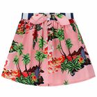 Girls Pink Printed Skirt, 1, hi-res