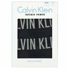 شورت بوكسر باللون الاسود للاولاد (قطعتين), 1, hi-res