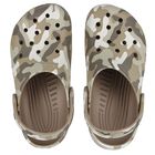 Black & Grey Classic Camo Clogs Sandals, 2, hi-res
