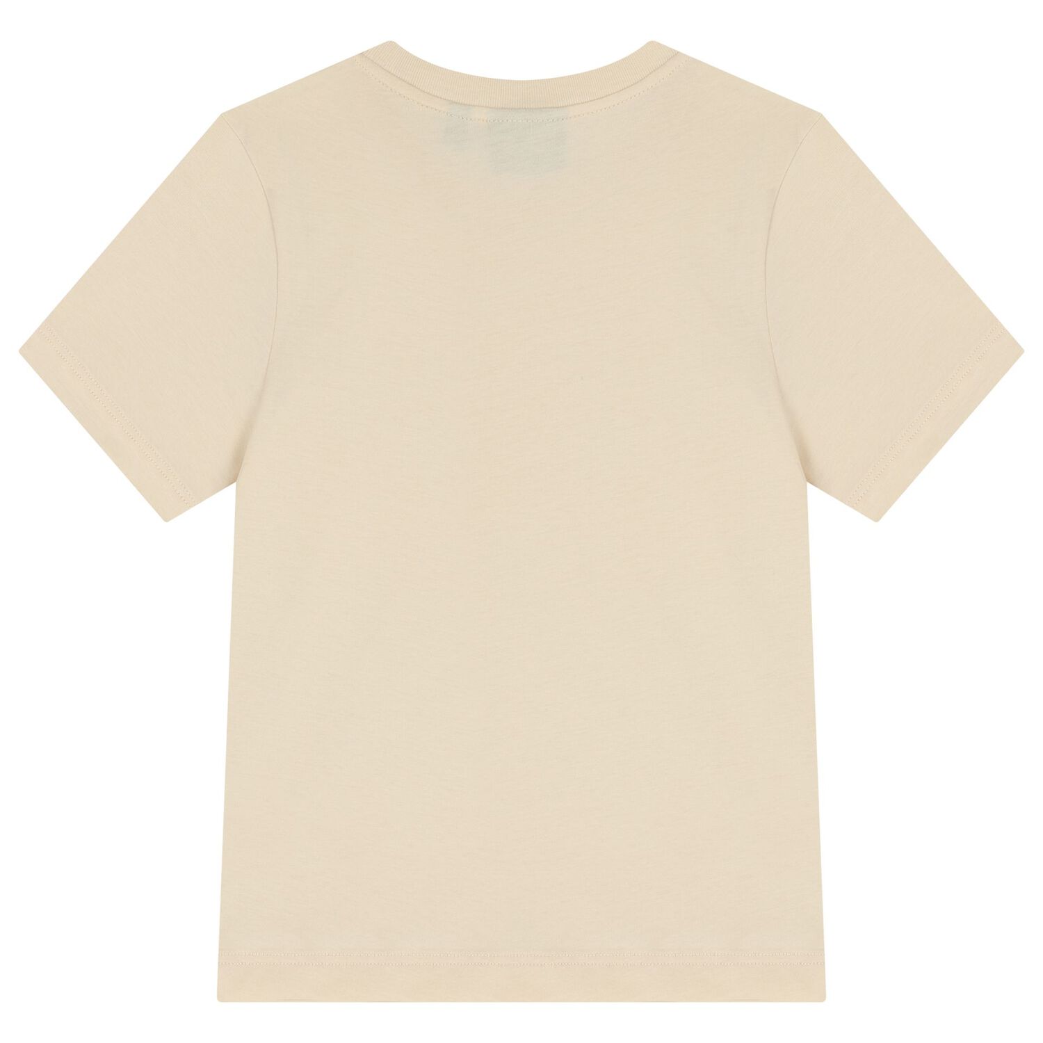 Boys Beige Logo T-Shirt, 9, hi-res