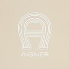 Beige & White Logo Baby Blanket, 1, hi-res