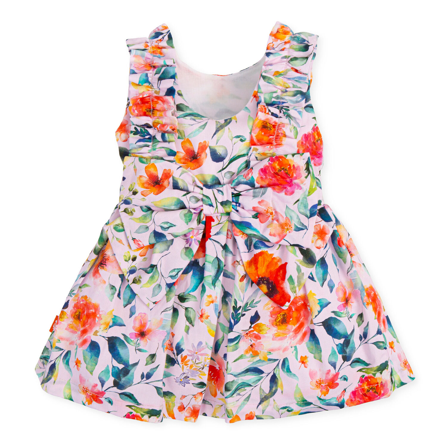 Girls Multi-Colored Floral Dress, 1, hi-res image number null