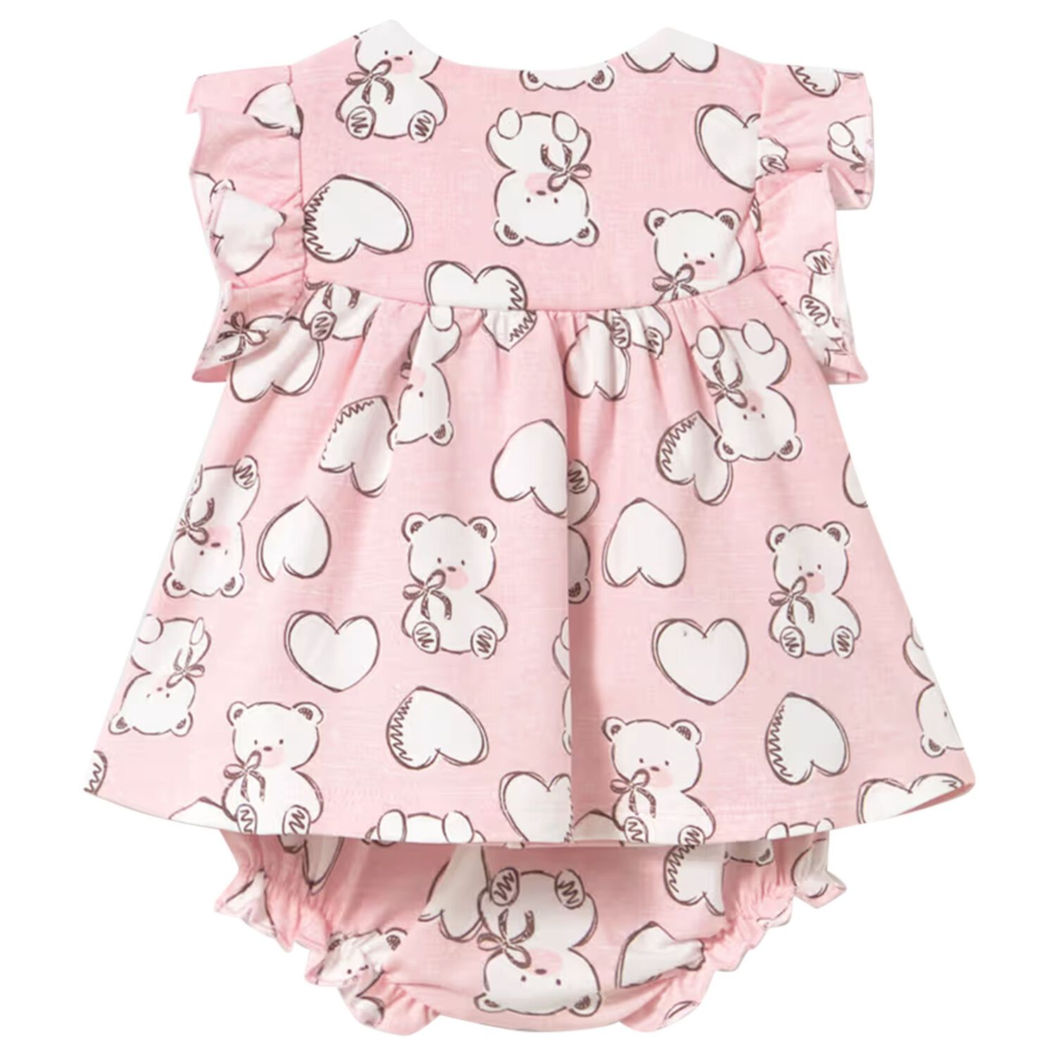 Baby Girls Floral Dress Set, 1, hi-res
