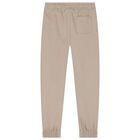 طقم رياضي للأولاد باللون البرتقالي والبيج, 1, hi-res