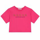 Girls Pink Logo T-Shirt, 1, hi-res