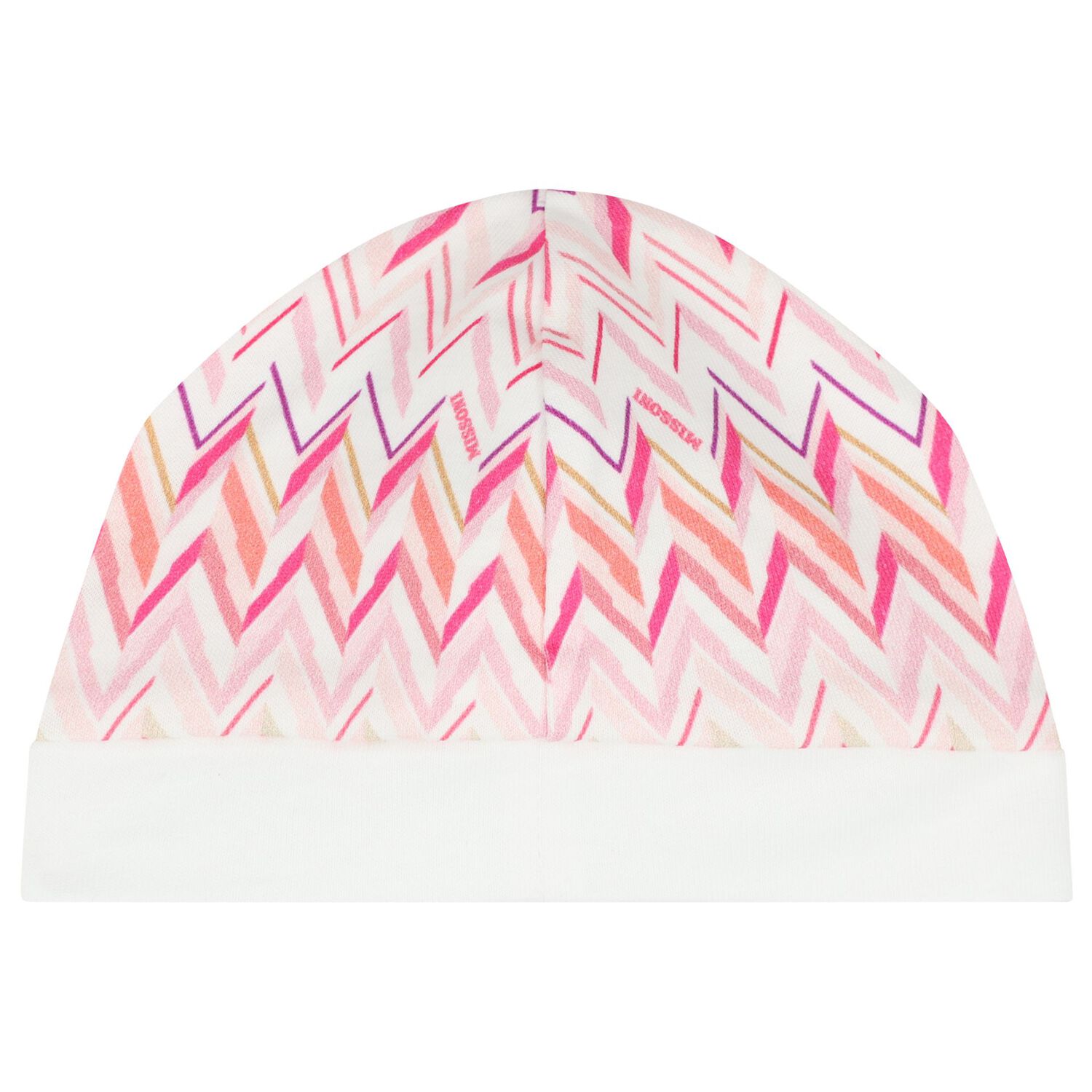 Baby Girls White & Pink Logo Zig Zag Babygrow Gift Set, 1, hi-res