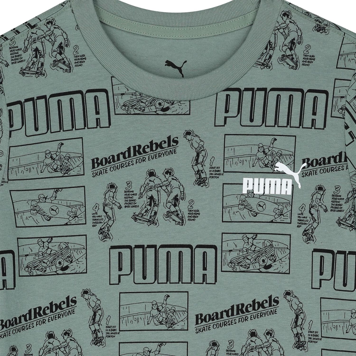 Boys Green Logo T-Shirt, 2, hi-res image number null