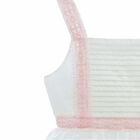 فستان عيد باللون العاجي والزهري للبنات, 1, hi-res