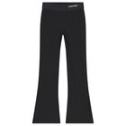 ليجينز بنات مضلع بالشعار باللون الاسود , 1, hi-res