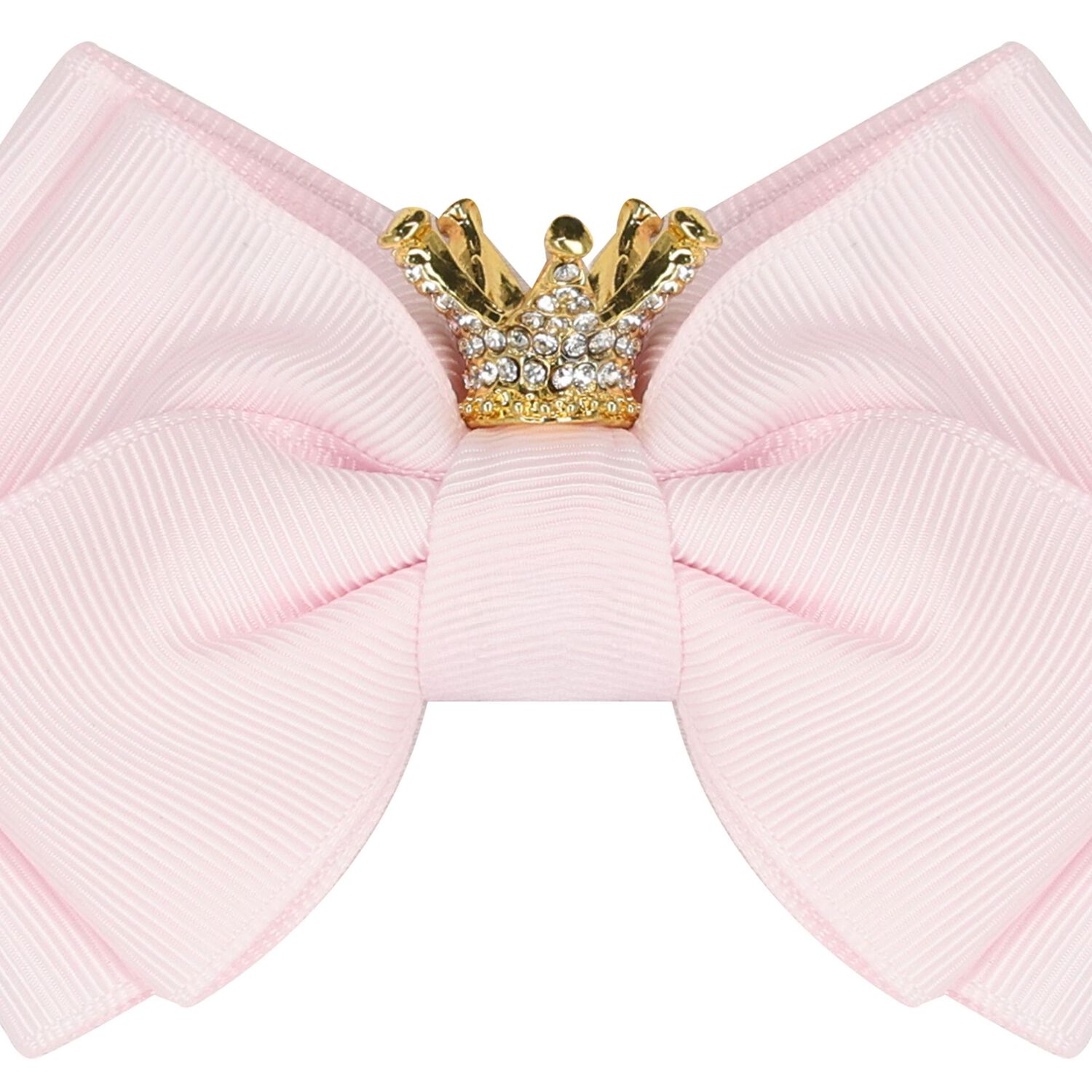 Girls Pink Bow Hairclip, 1, hi-res