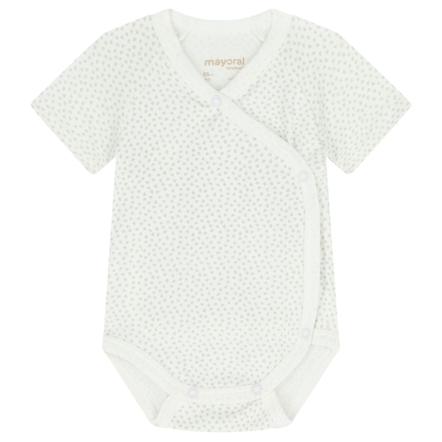 Ivory & Grey Bodysuits ( 2-Pack ), 1, hi-res