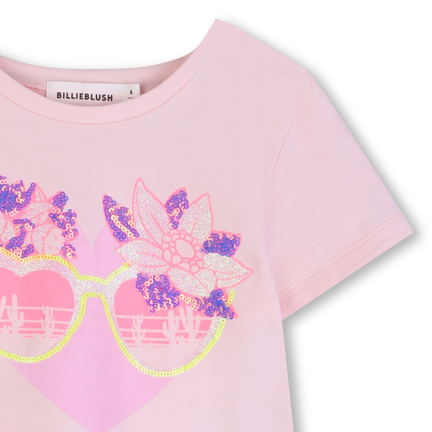 Girls Pink Sunglasses T-Shirt, 1, hi-res