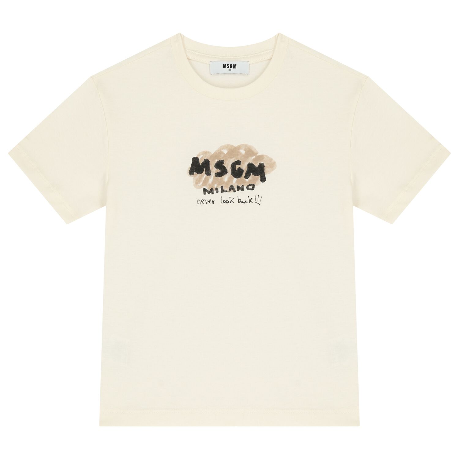 Boys Ivory Logo T-Shirt, 1, hi-res
