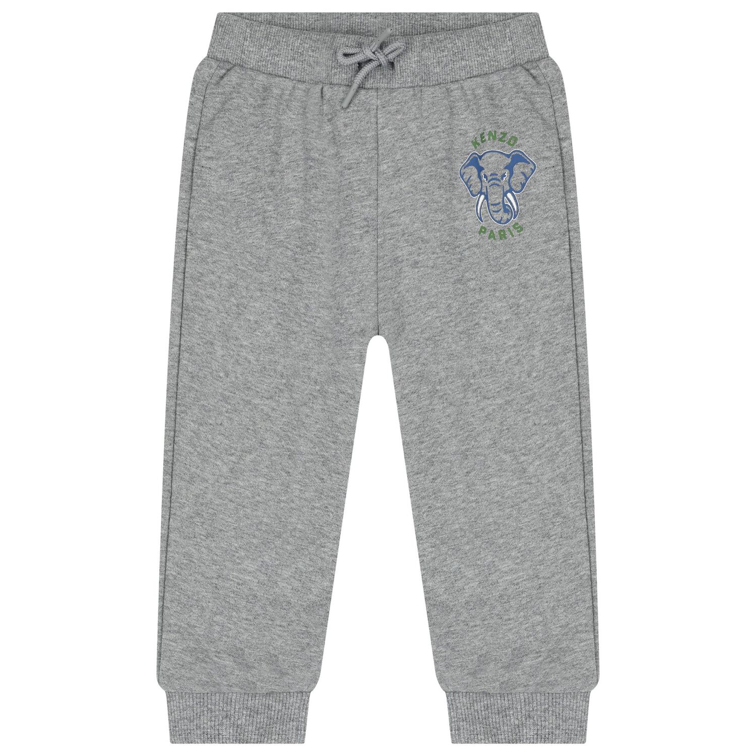 بدلة رياضية أولاد بالشعار باللون الرمادي, 1, hi-res